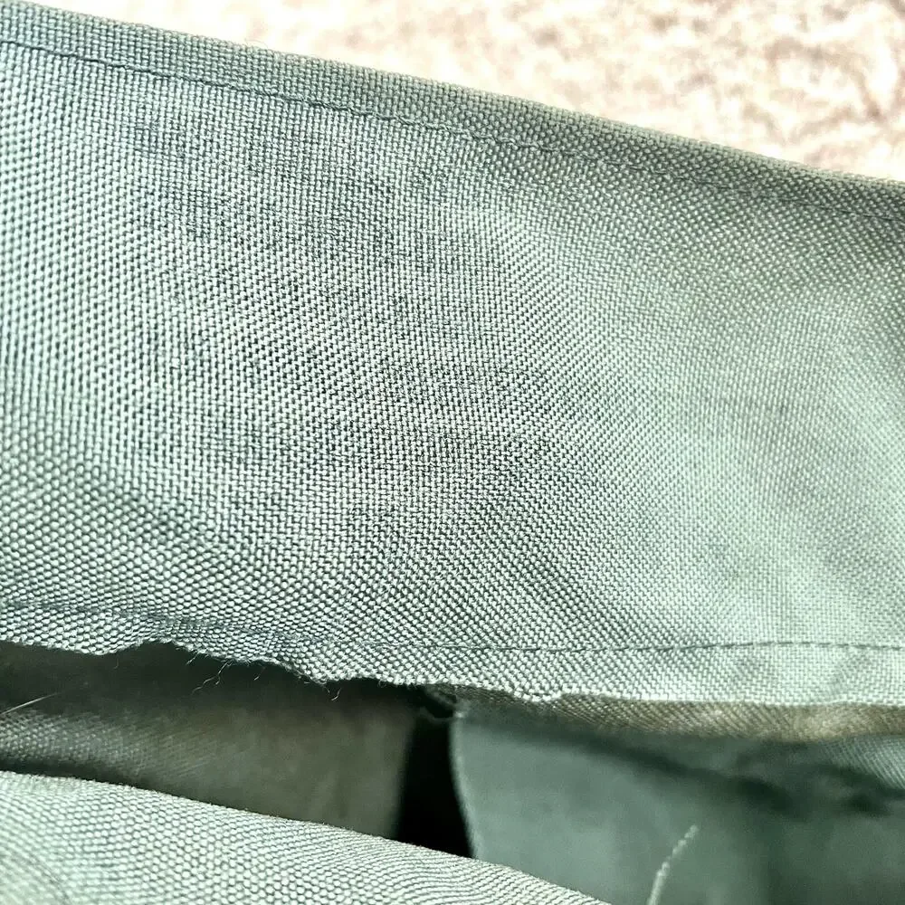 Military Duffle Bag, OD Green Nylon Sea Bag Carry Straps Army Duffel USGI Used